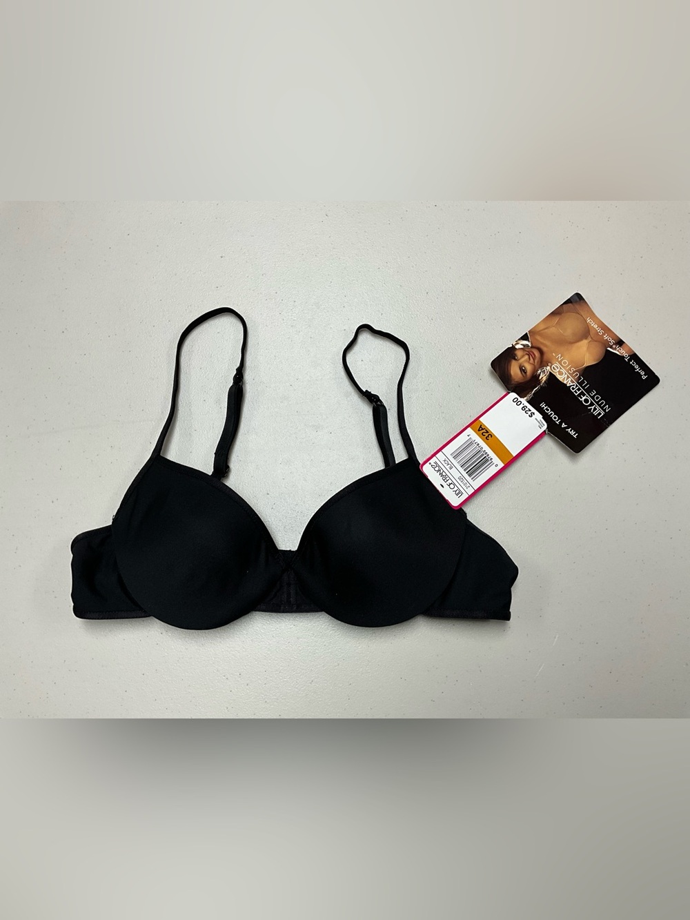 Lily of France Black Underwire T-Shirt Bra